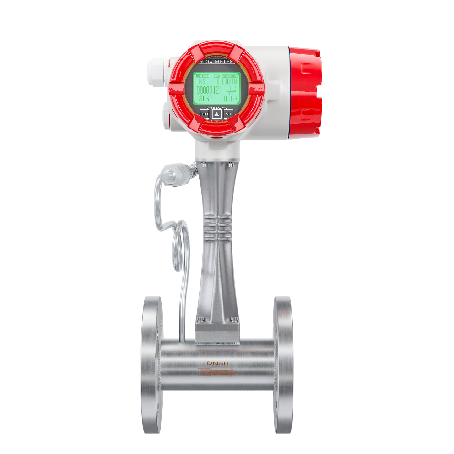 Intelligent anti-vibration vortex flowmeter LUGB-C