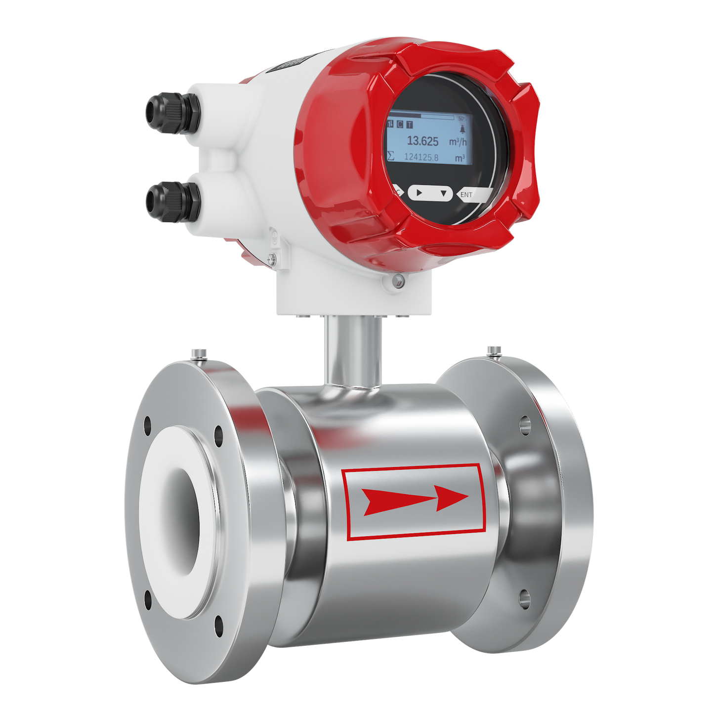 Sanitary magnetic flowmeter for food processing LDG