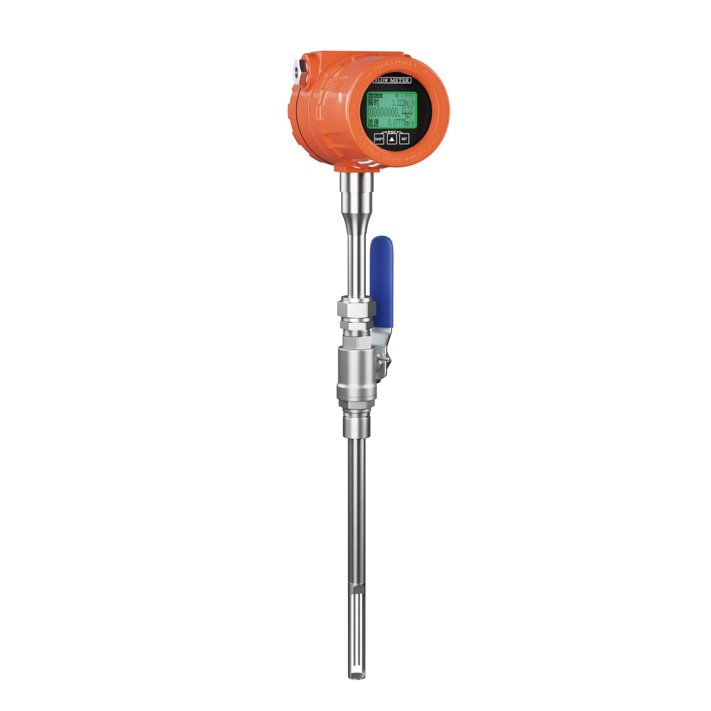 Thermal mass flowmeter MF