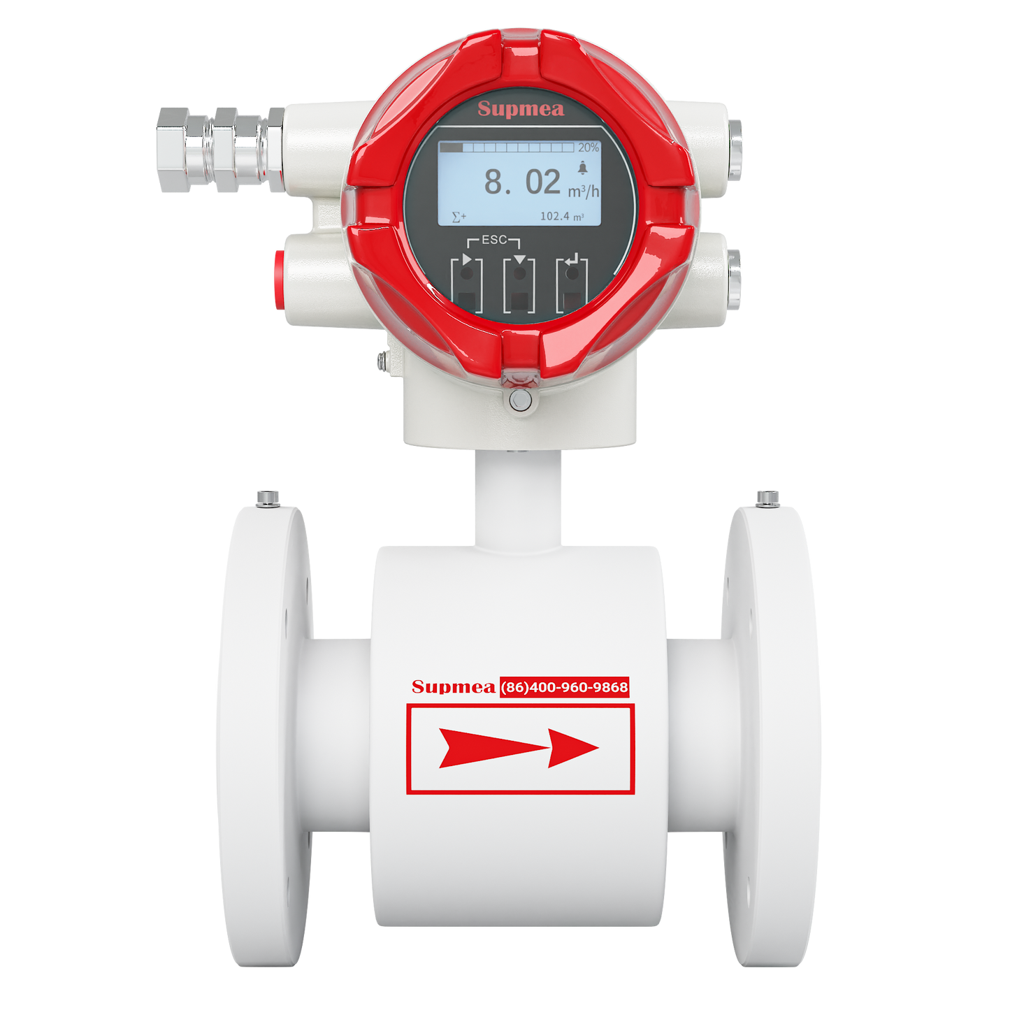 Supmea A100D Explosion-Proof Electromagnetic Flowmeter