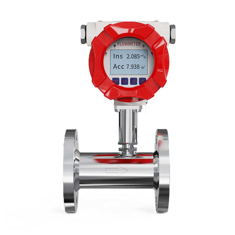 Turbine flowmeter flange connection LWGY