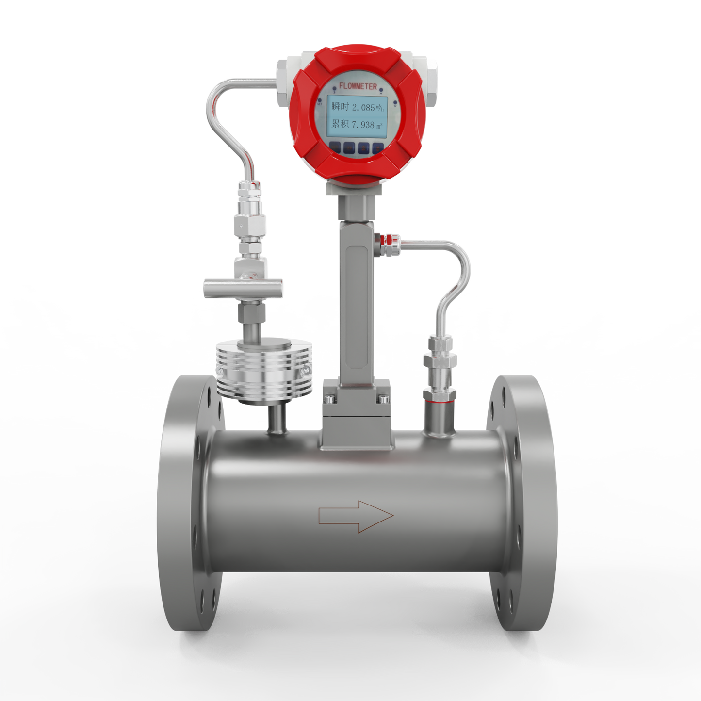 Supmea Vortex Flowmeter (with Temperature andr Pressure Compensation)