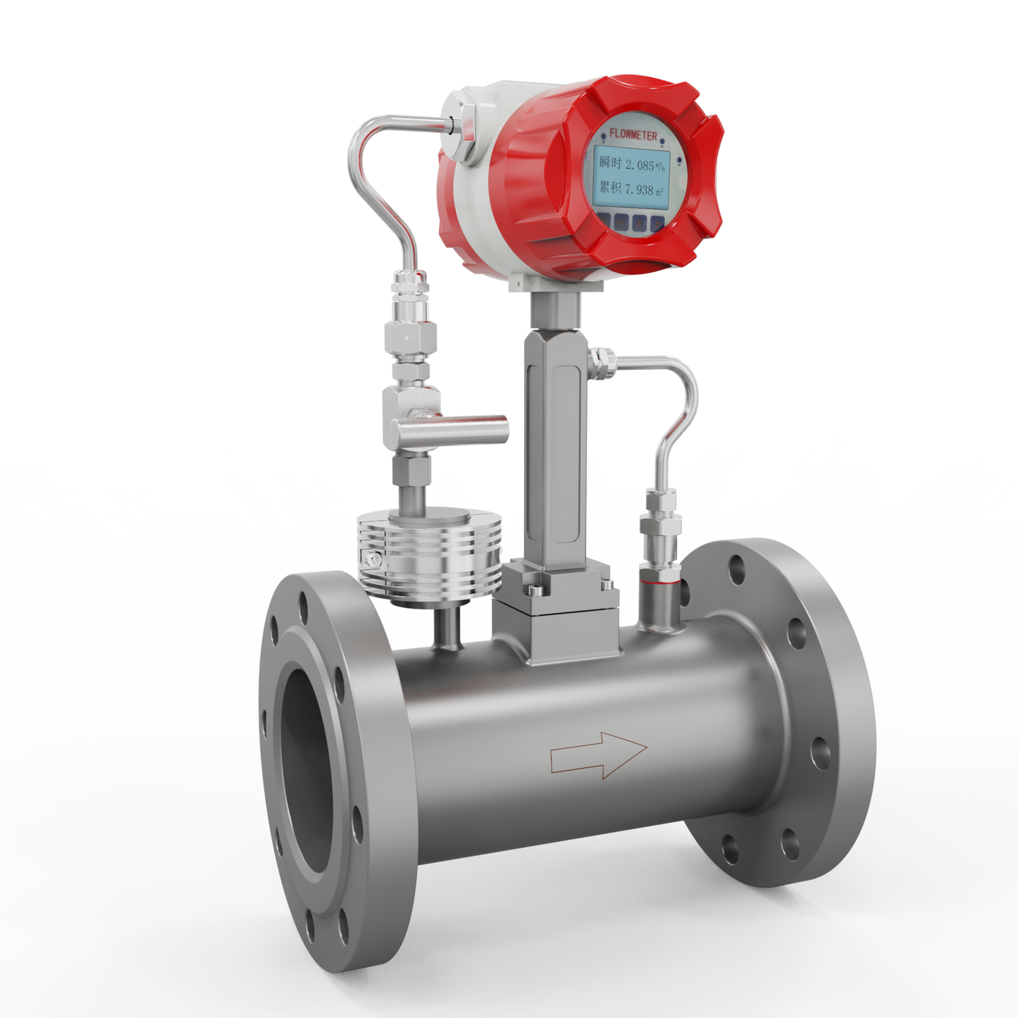 Supmea Vortex Flowmeter (with Temperature andr Pressure Compensation)