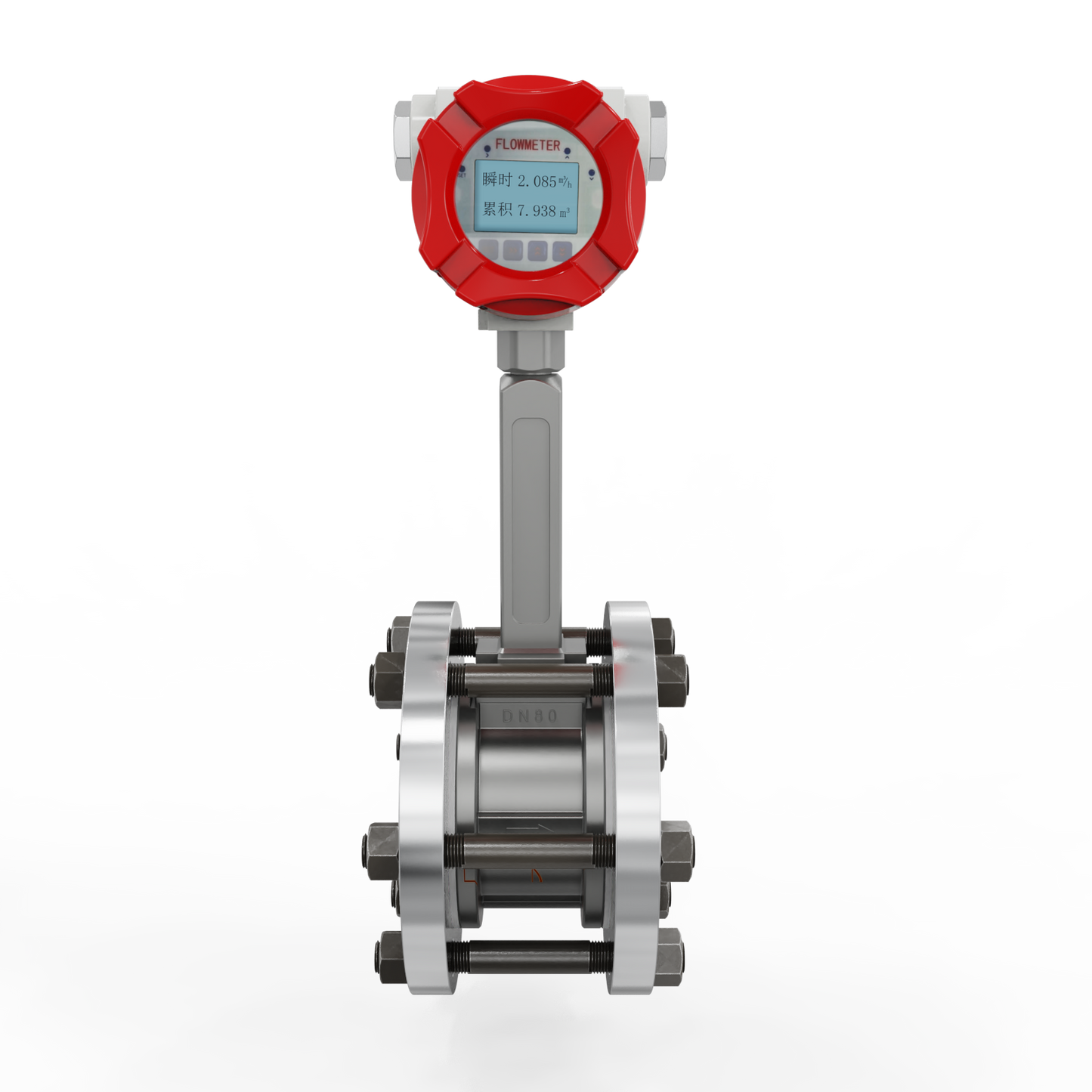 Supmea Vortex Flowmeter with Wafer Design