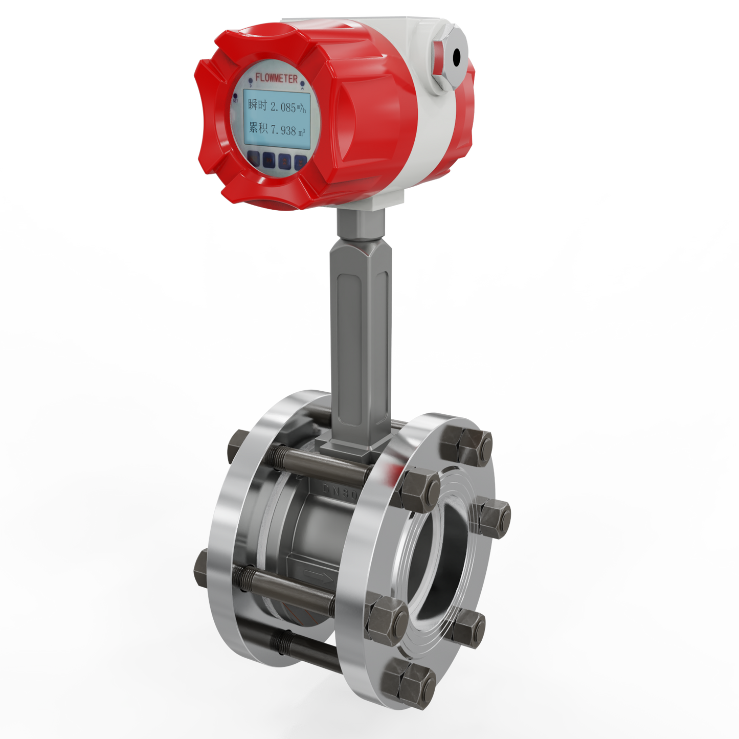 Supmea Vortex Flowmeter with Wafer Design