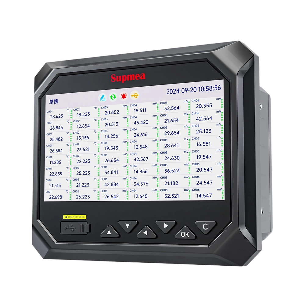 Supmea RN6500 48-Channel (Analog & RS485) Paperless Recorder