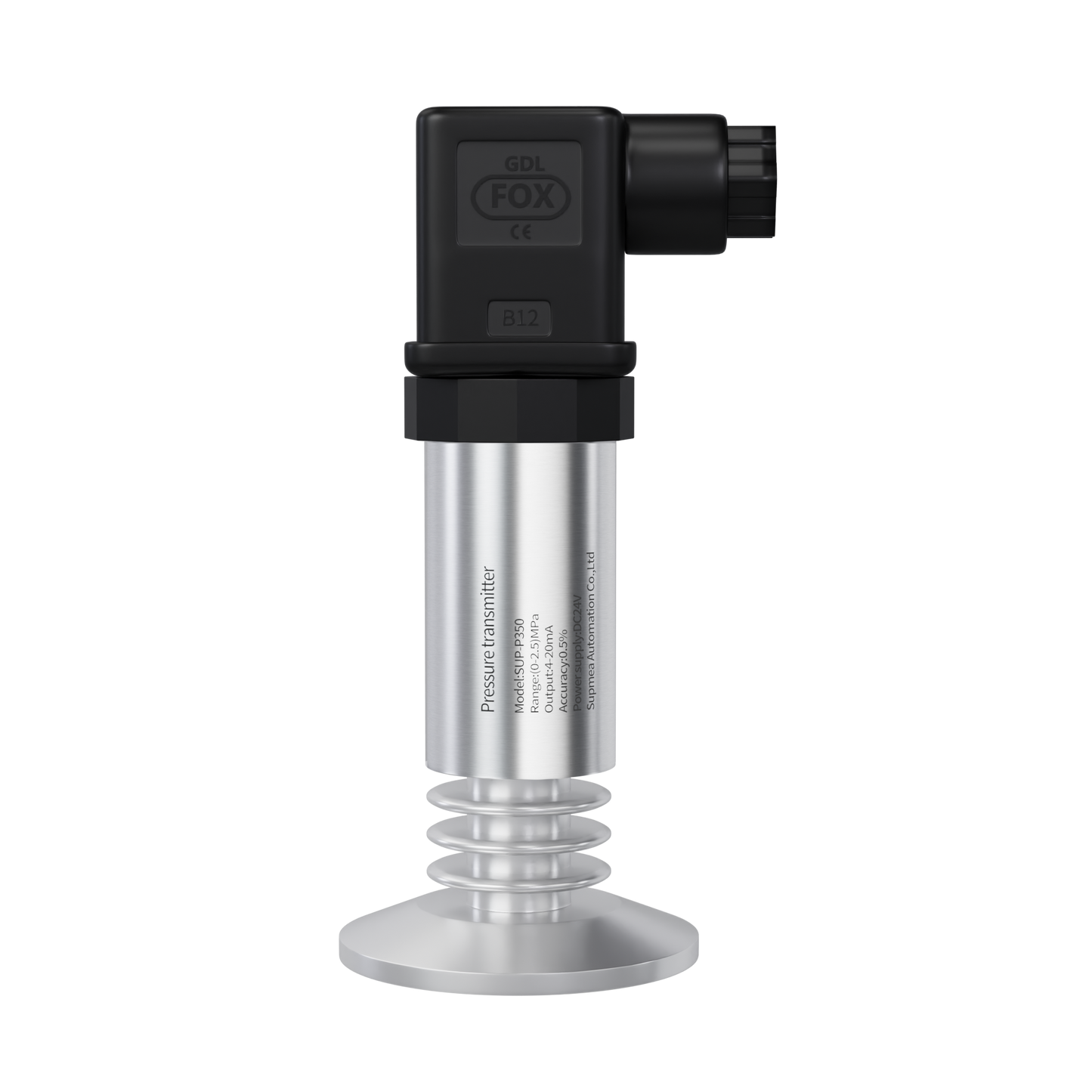 Supmea P350G Flat Membrane High Temperature Pressure Transmitter