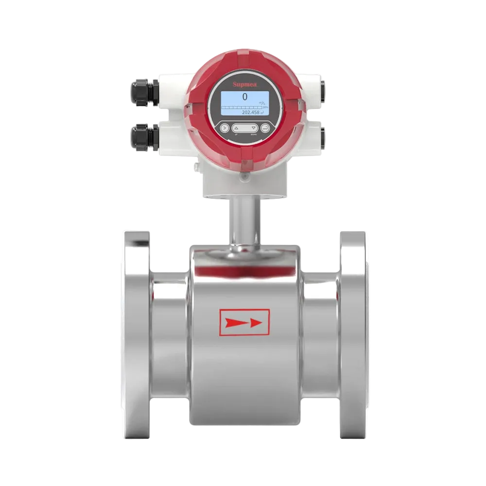 Supmea Electromagnetic Flowmeter with Stainless Steel Body