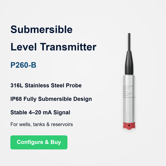 Supmea P260B Submersible Level Transmitter