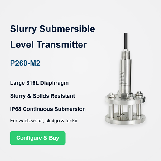 Supmea P260-M2 Slurry Submersible Level Transmitter