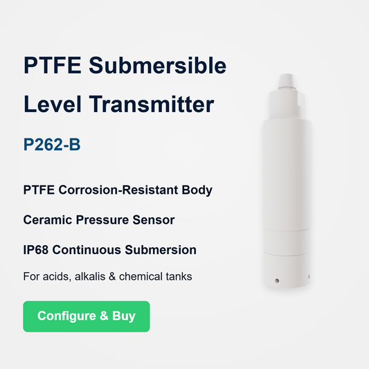 Supmea P262B PTFE Submersible Level Transmitter