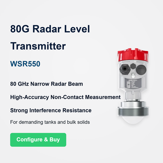 Supmea WSR550 80G Radar Level Transmitter