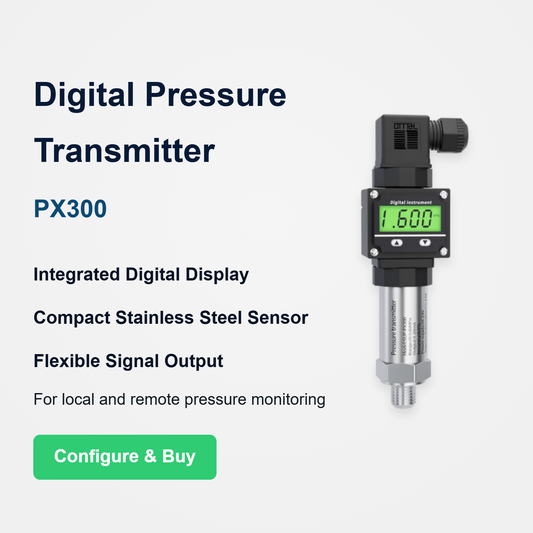 Supmea PX300 Compact Pressure Transmitter With Display